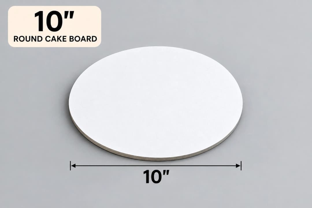 Cake Board White - 10"
