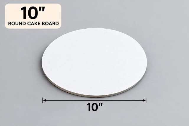 Cake Board White - 10"