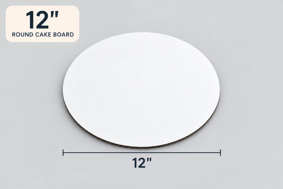 Cake Board White - 12"