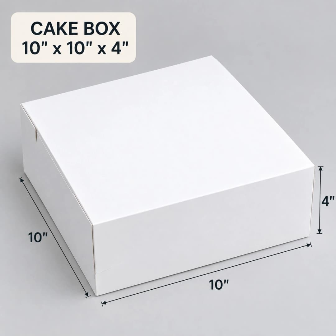 Cake Box - 10x10x4