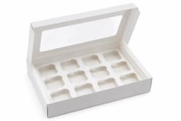 Cupcake box - 12pcs Holder (11.5 x 9 x 3.5") view 2