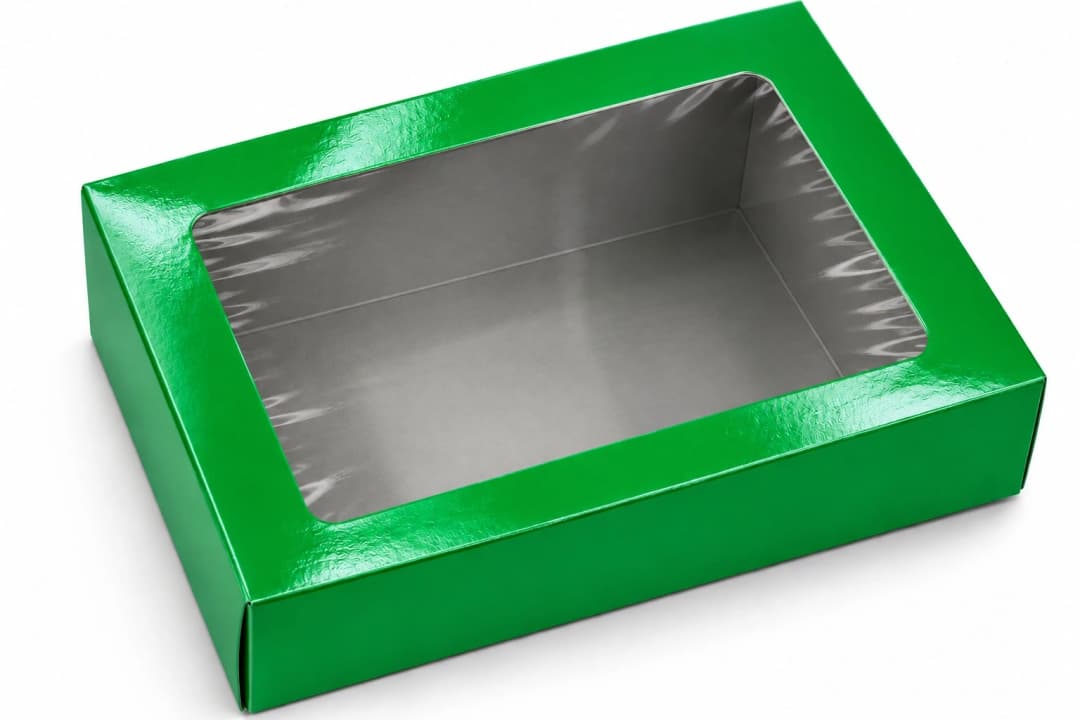 Gift Box Green - 9 x 6.5 x 3.3"