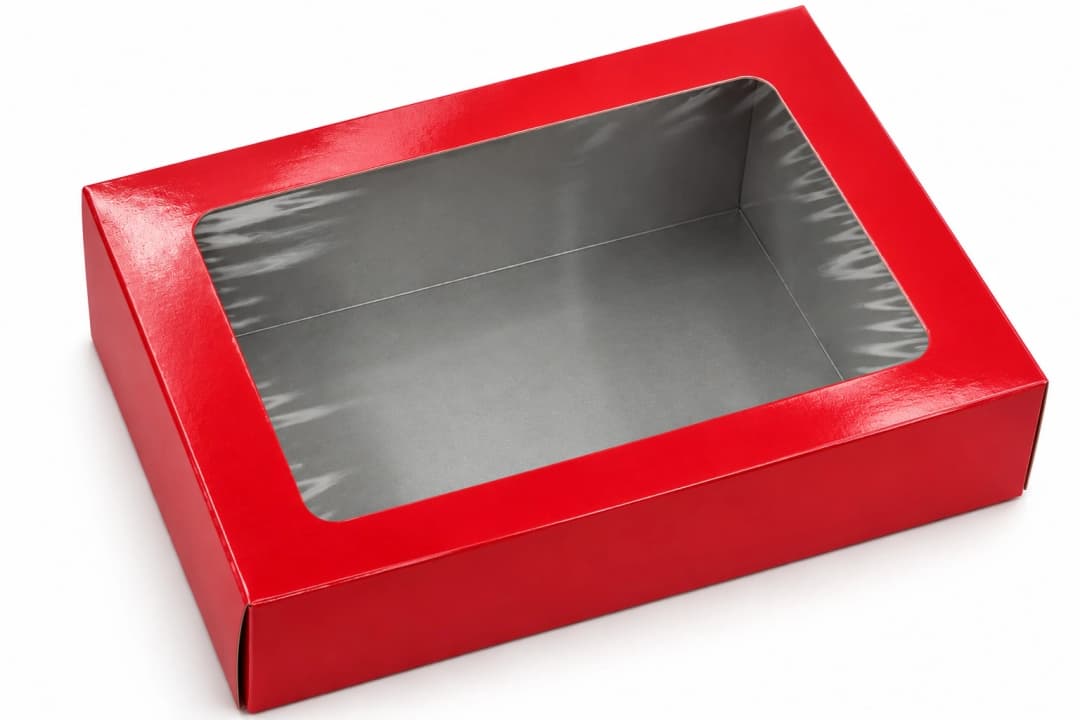 Gift Box Red - 9 x 6.5 x 3.3"