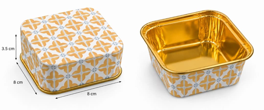 Muffin Baking Cup Design 04 - 8 x 8 x 3.5 cm