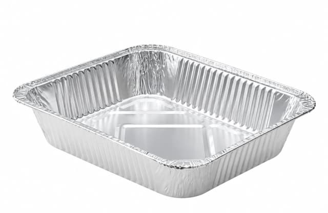 Aluminum Foil Container Paper Lid - 3200ml (32 x 26 x 5 cm)