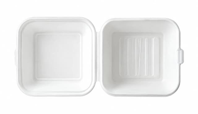 Bagasse Clampshell (Bento Box) - 6x6x3.5