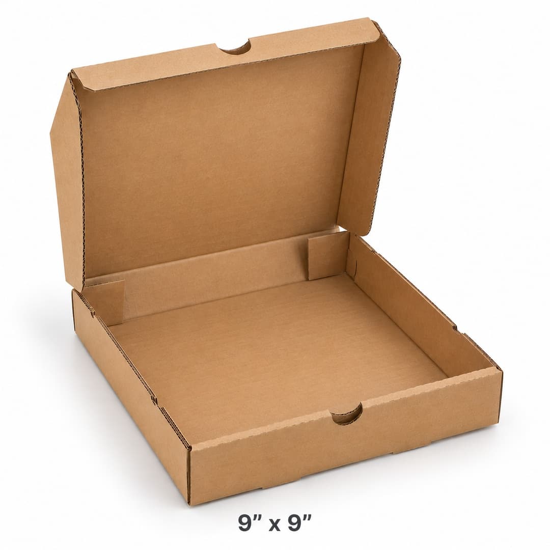 Corrugated Pizza Box - 9"
