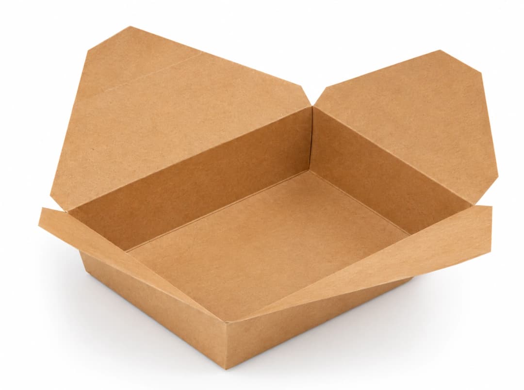 PE Coated Kraft Wok Box - 1600ml