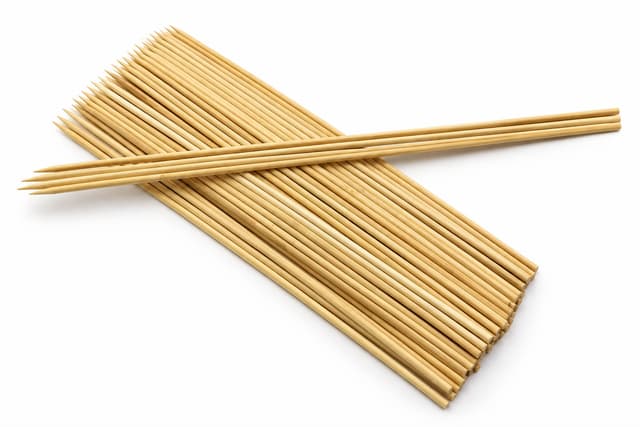 Wooden BBQ stick - 10"