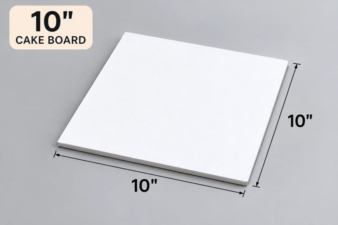 Cake Board White Square - 10"
