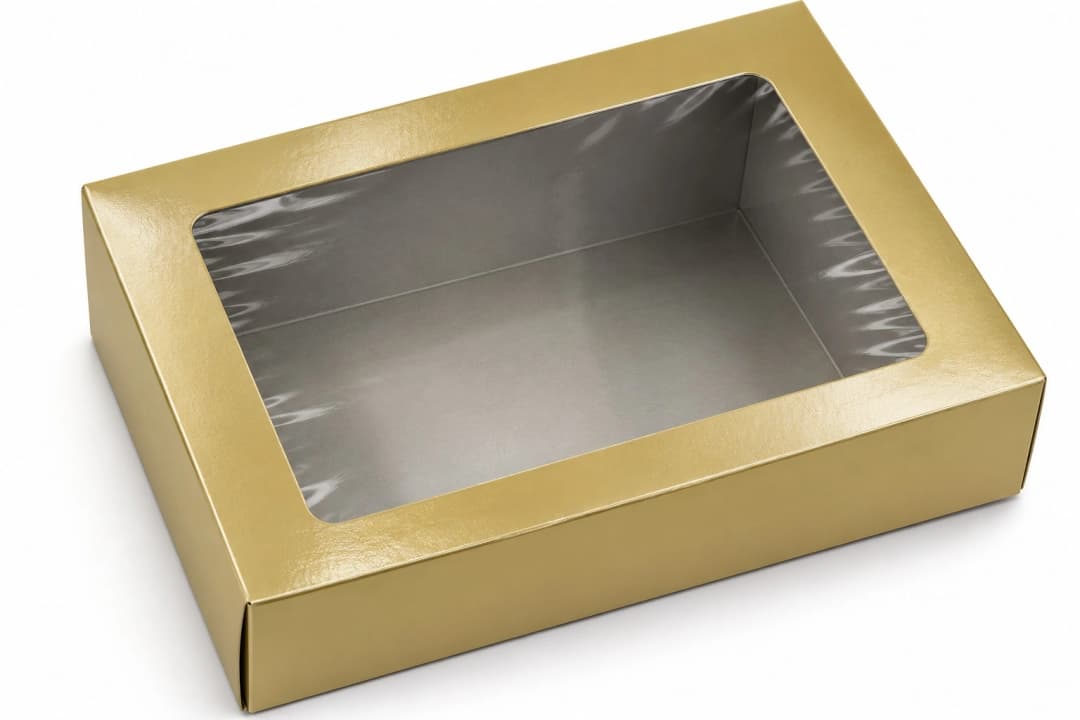 Gift Box Gold - 9 x 6.5 x 3.3"