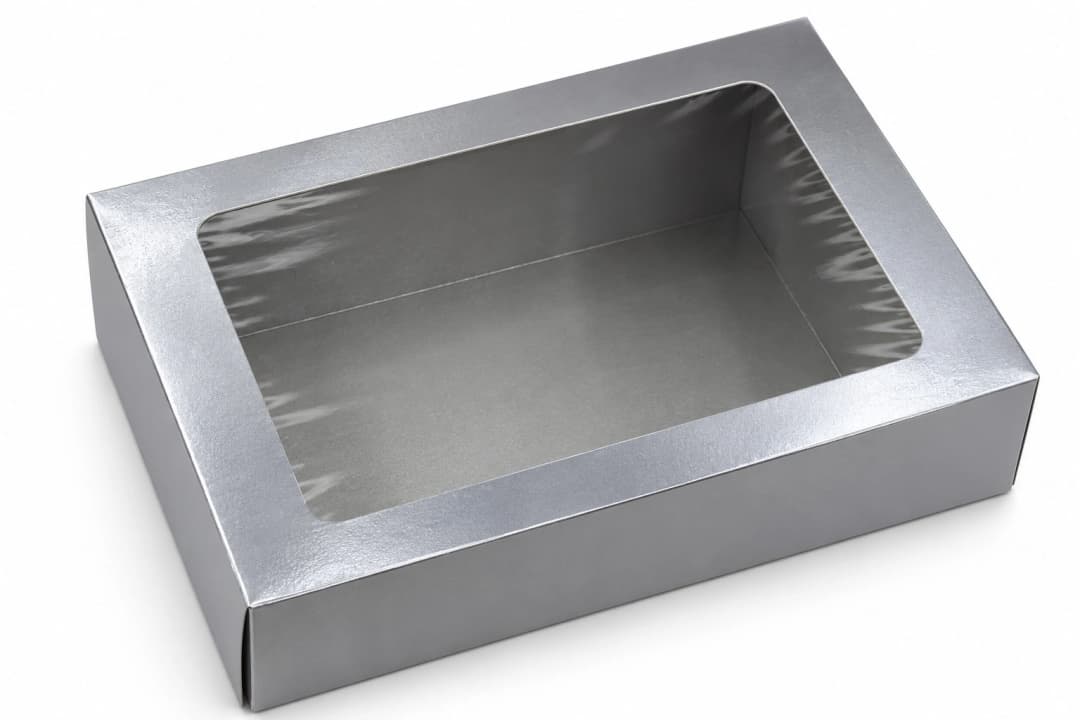 Gift Box Silver - 9 x 6.5 x 3.3"