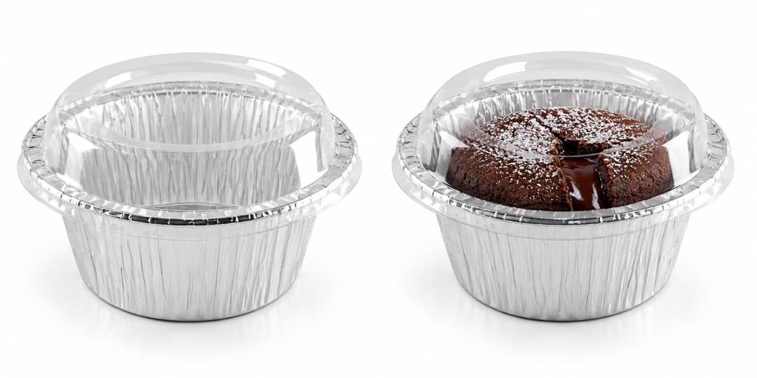 Aluminum Foil Lava Cup - 120ml (8 x 4 cm)