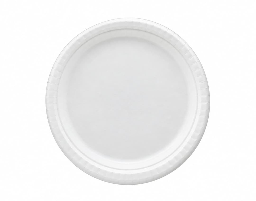 Bagasse Plate White - 10"