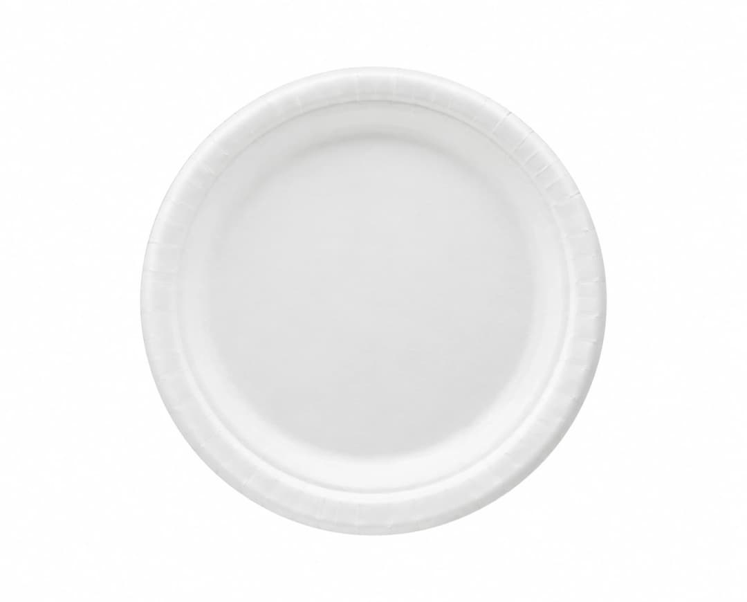 Bagasse Plate White - 9"