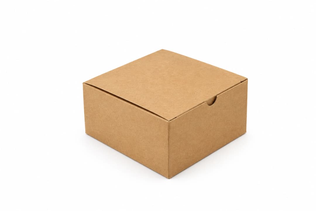Kraft Uncoated Burger Box - 5x5x2.5