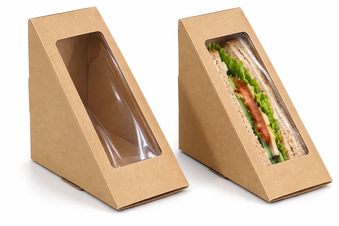 Kraft Sandwich Box - 6.5x17.5x6.5