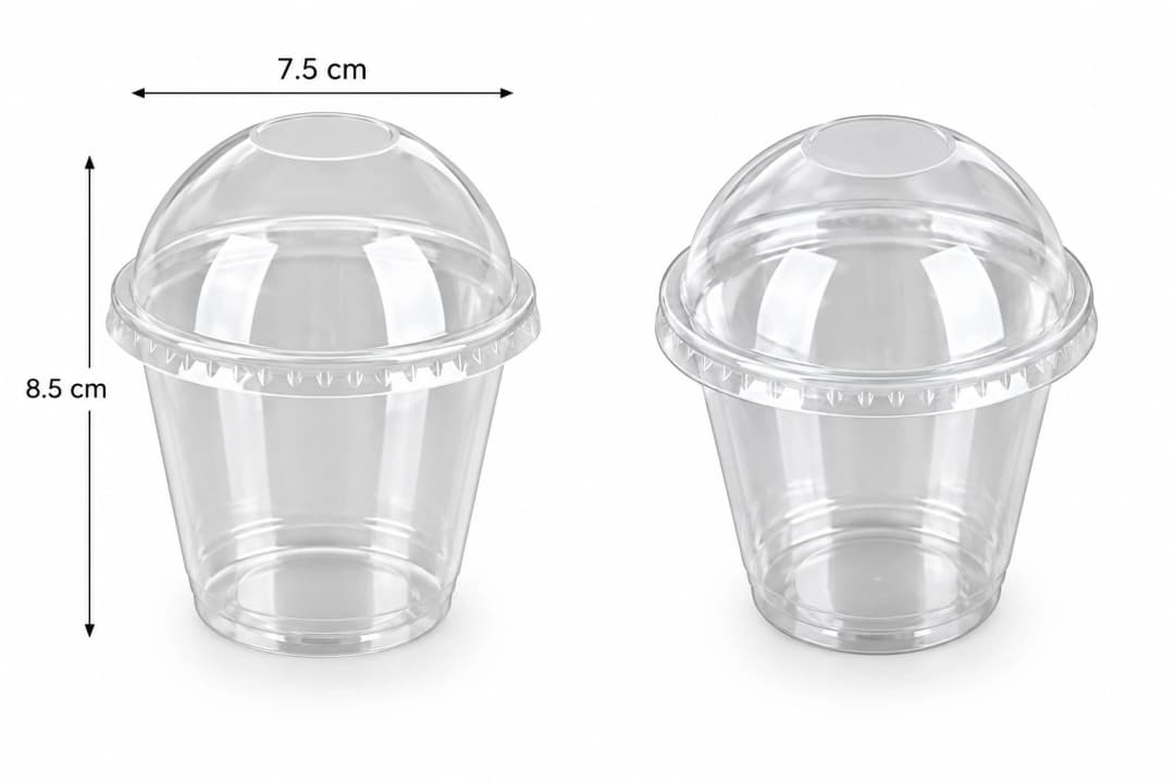 PET Dessert Cup - 100ml (7.5 x 8.5 cm)