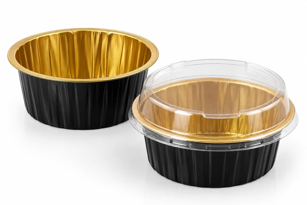 Ramekin Round Black - 125ml (6.5 x 6.5 x 3.7 cm)