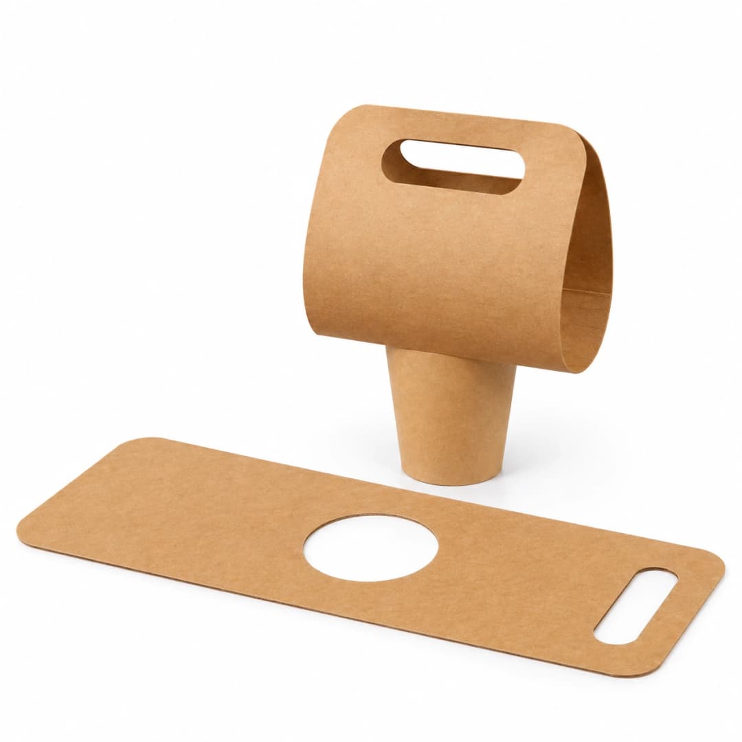 Kraft Cup Holder - Single Cup